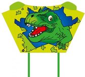 vlieger Sleddy T-Rex 76 cm polyester groen 2-delig