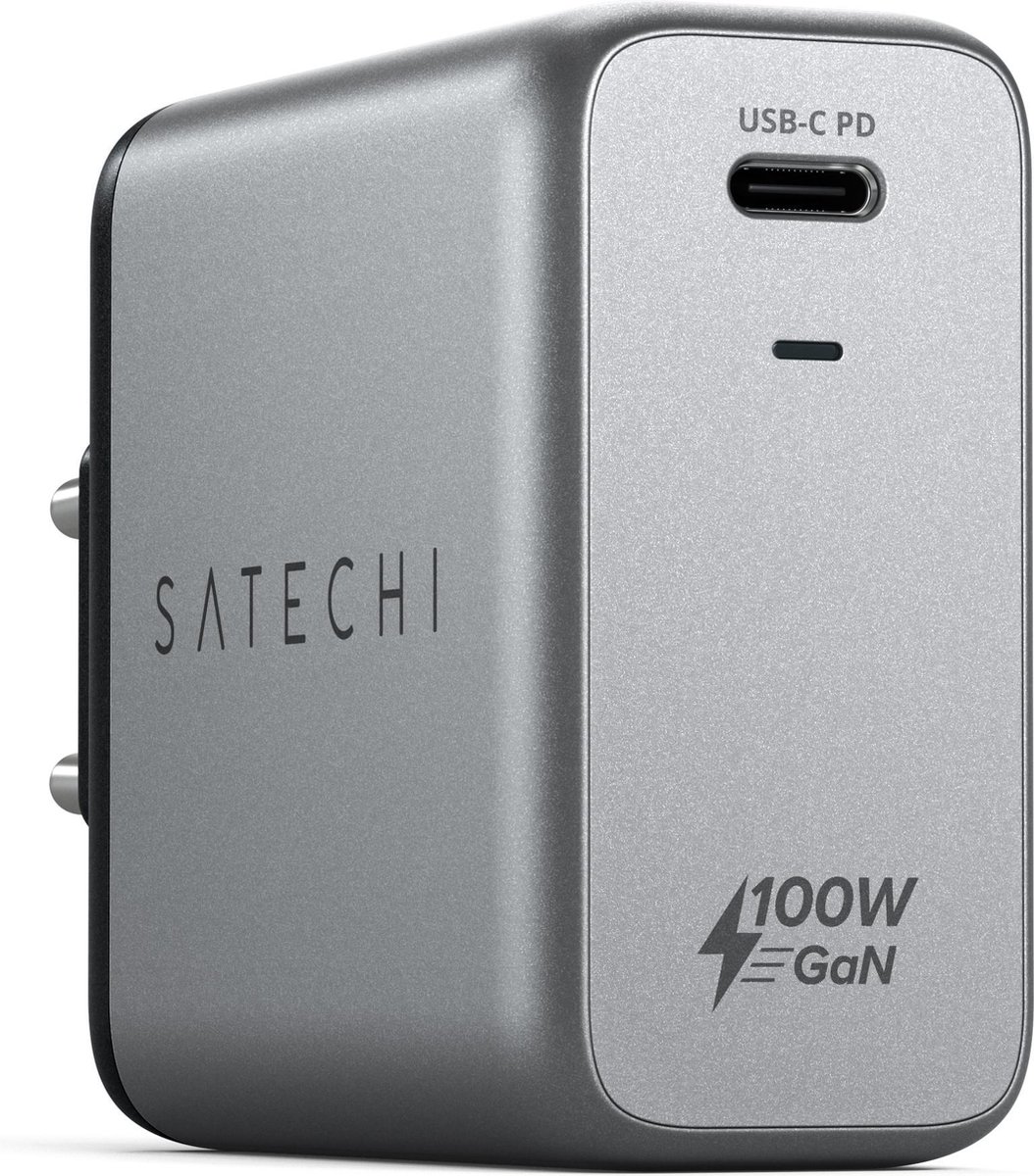 Satechi 100W USB-C PD GaN wandlader - Grijs