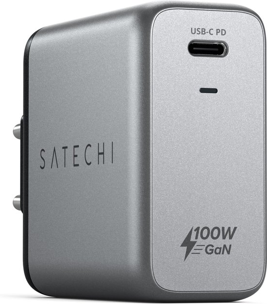 Satechi 100W USB-C PD USB-A 3-Port GaN Charger Oplader