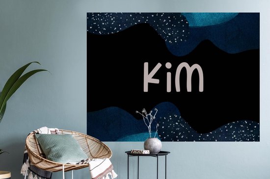 Muurstickers - Sticker Folie - Kim - Pastel - Meisje - 120x90 cm - Plakfolie - Muurstickers Kinderkamer - Zelfklevend Behang - Zelfklevend behangpapier - Stickerfolie