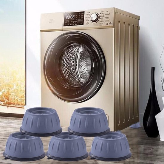 Amortisseurs lave linge,Tapis Anti-Vibration pour Machine à laver,Pieds Anti-dérapants  Lave-Linge,Coussinets