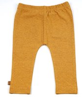 Frogs and Dogs - Legging Ocher Melange - Okergeel - Maat 50 - Meisjes