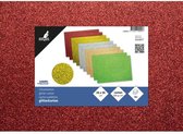 Kangaro glitterkarton - 2x5 kleuren - 25x35cm - 10 vel - 300 grams - K0064P02