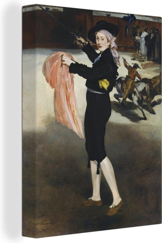 Tableau Peinture sur Toile Mademoiselle Victorine Meurent en costume  d'Espada 