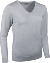 Golftrui Dames Glenmuir Merinowol Maya grijs - XL