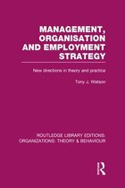 Management Organization And Employment Structure