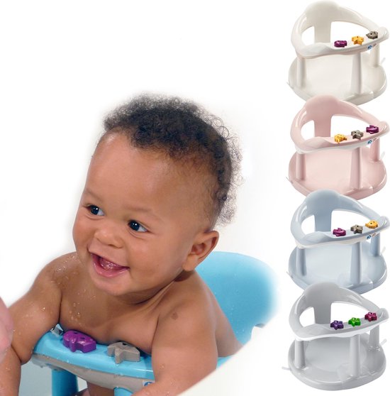 Aquababy badzitje badring - poeder roze (diameter 32 cm) van Thermobaby — afbeelding 2