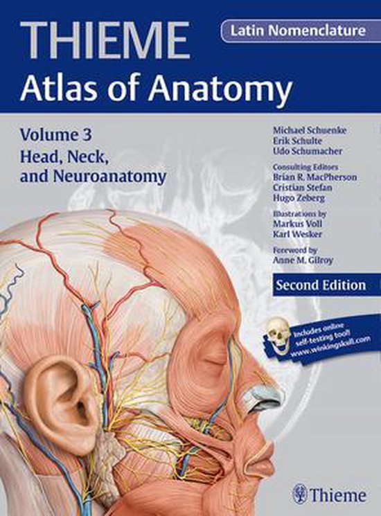THIEME Atlas of Anatomy, Volume 3, Hoofd, Nek en Neuroanatomie, Latijnse nomenclatuur, Tweede editie.