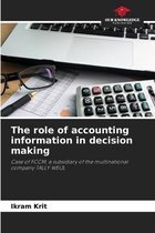 The role of accounting information in decision making