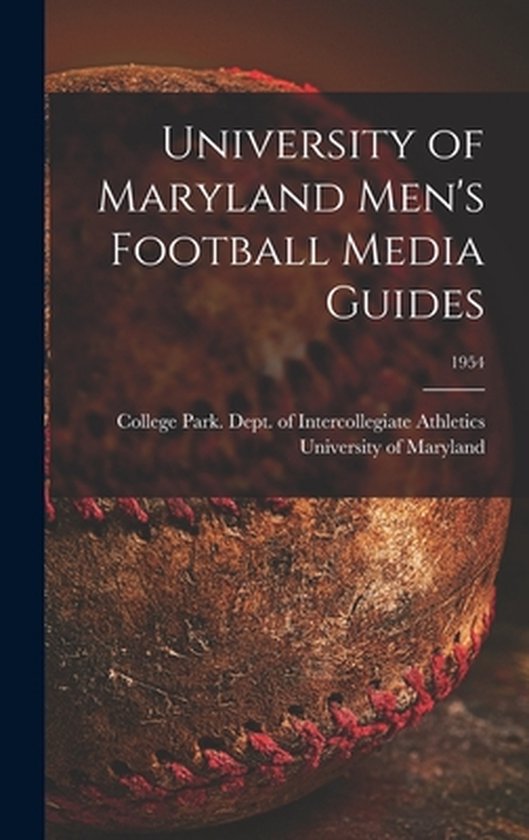 University of Maryland Men's Football Media Guides; 1954 - cover