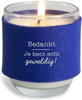 Cosy Candle - Bedankt
