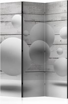 Vouwscherm - Ballen 135x172cm , gemonteerd geleverd (kamerscherm)  dubbelzijdig geprint