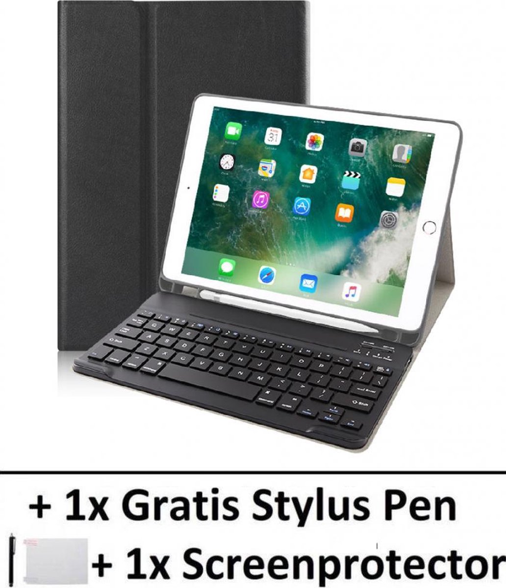 iPad 2019/2020/2021/2022 10,2 Pouces Clavier Cover - Cuir - Étui Clavier  pour Apple