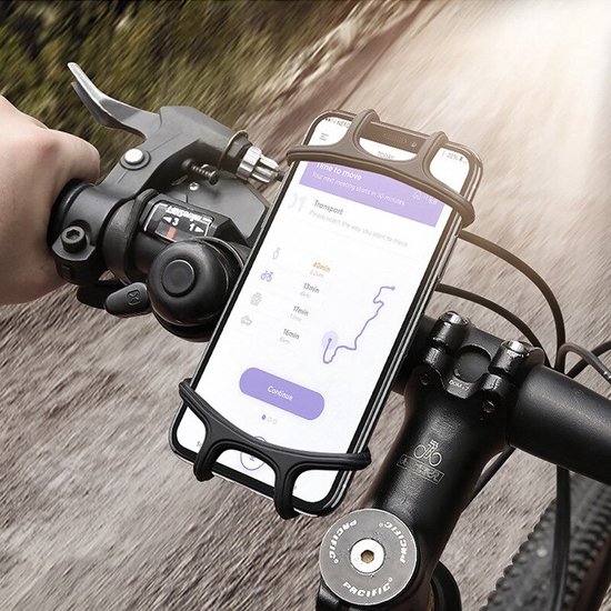 Fiets Telefoon Houder- Smartphone Houder- Scooter accessoire-Universeel- Draaibaar - Antislip van fiets — afbeelding 4