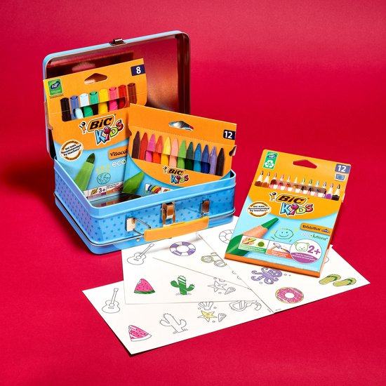 BIC Kit de coloriage Kids 2 - 30 pièces