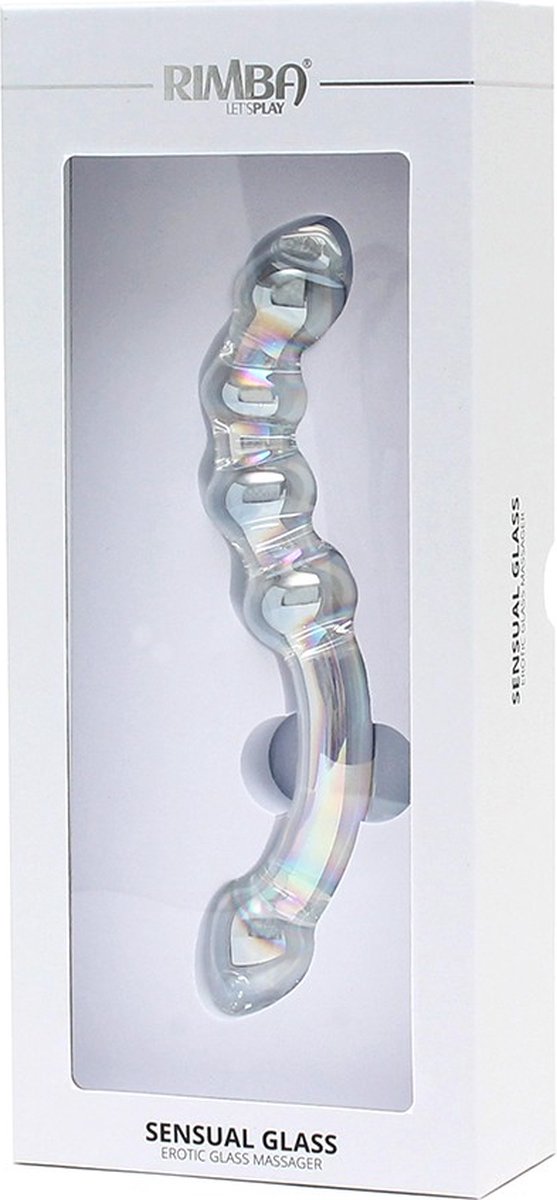 Rimba Sensual Glass Glazen Dildo Xena - transparant