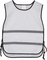 Trainingsvest polyester - Hardlopen - Sport Vest - Safety Jacket - Wit - 57 x 46 cm (LxB)