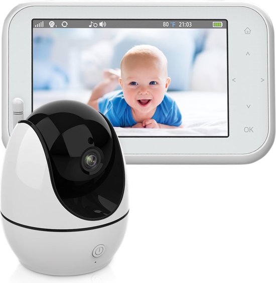 Miya M500 - Babyfoon met camera - Draadloze babyfoon - Video & Audio -  Nachtzicht - Op... | bol.com