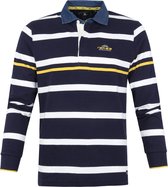 New Zealand Auckland - Polo LS Miner Blauw - L - Comfort-fit