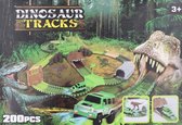 Dinosaur Tracks- Dinosaurus autobaan - 200 PCS- Racebaan