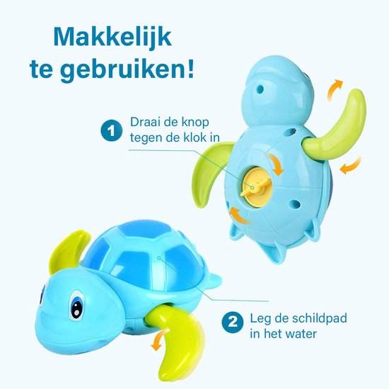 Badspeelgoed schildpadden - badspeeltjes - water speelgoed - jongen -  meisje - 3 stuks | bol.com