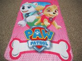Paw Patrol Fleece deken roze 100x150 cm
