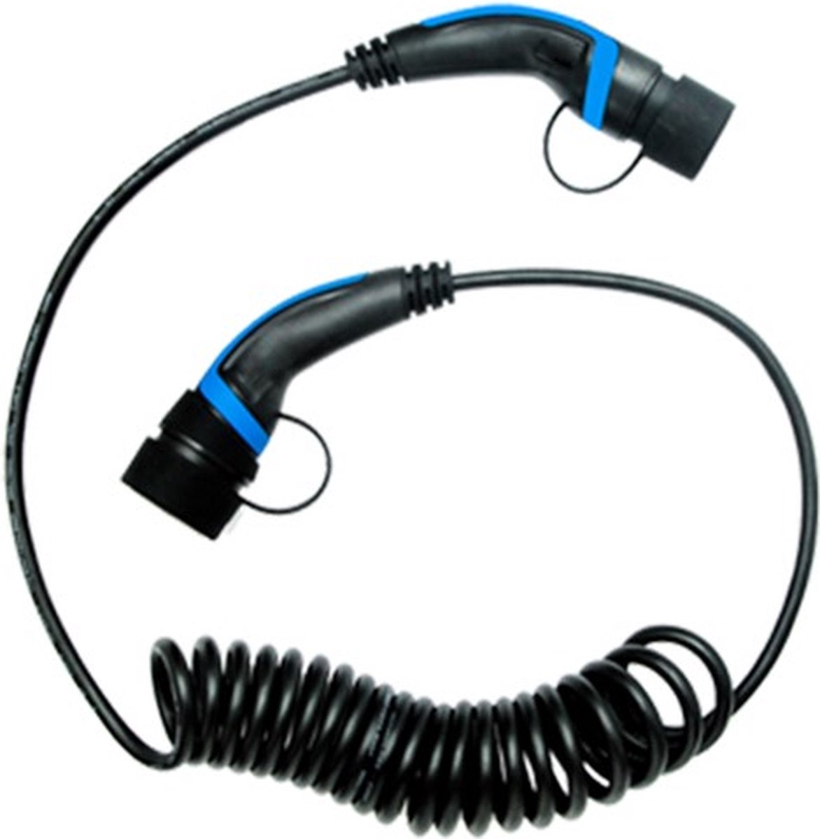 Apeks Electrical - Câble de charge EV en spirale enroulée - Type 2