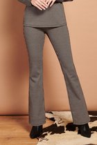 Smashed Lemon Broek Pants 21661 Sand Black 720 999 Dames Maat - S