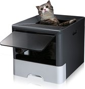 Hygiënische Kattenbak afsluitend - met lade - Kattentoilet voor kleine & grote katten