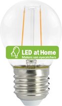 LEDatHOME - LED Globetta G45 Decoratieve Clear 2W E27 2700K lamp