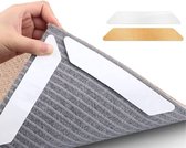 24 Stuks |  Anti-slip Onderkleed | Antislip tapijtgrepen | Tapijtgrijper voor vloeren  |  Antislip |  Siliconen | Wit