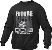 Crypto Kleding - Future Ripple Millionaire - Trui / Sweater