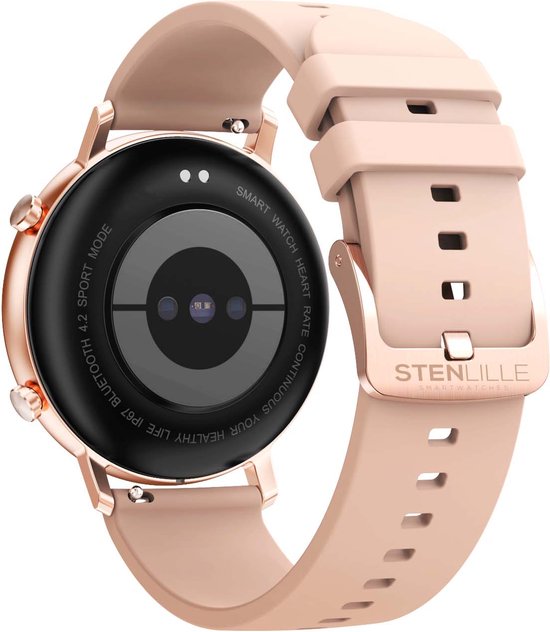 Stenlille Joli Smartwatch – Dames & Heren Horloge – Geschikt voor IOS en Android – Activity Tracker – Rose goud - Stenlille