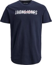 Jack & Jones T-shirt Theo Navy (Maat: 3XL)