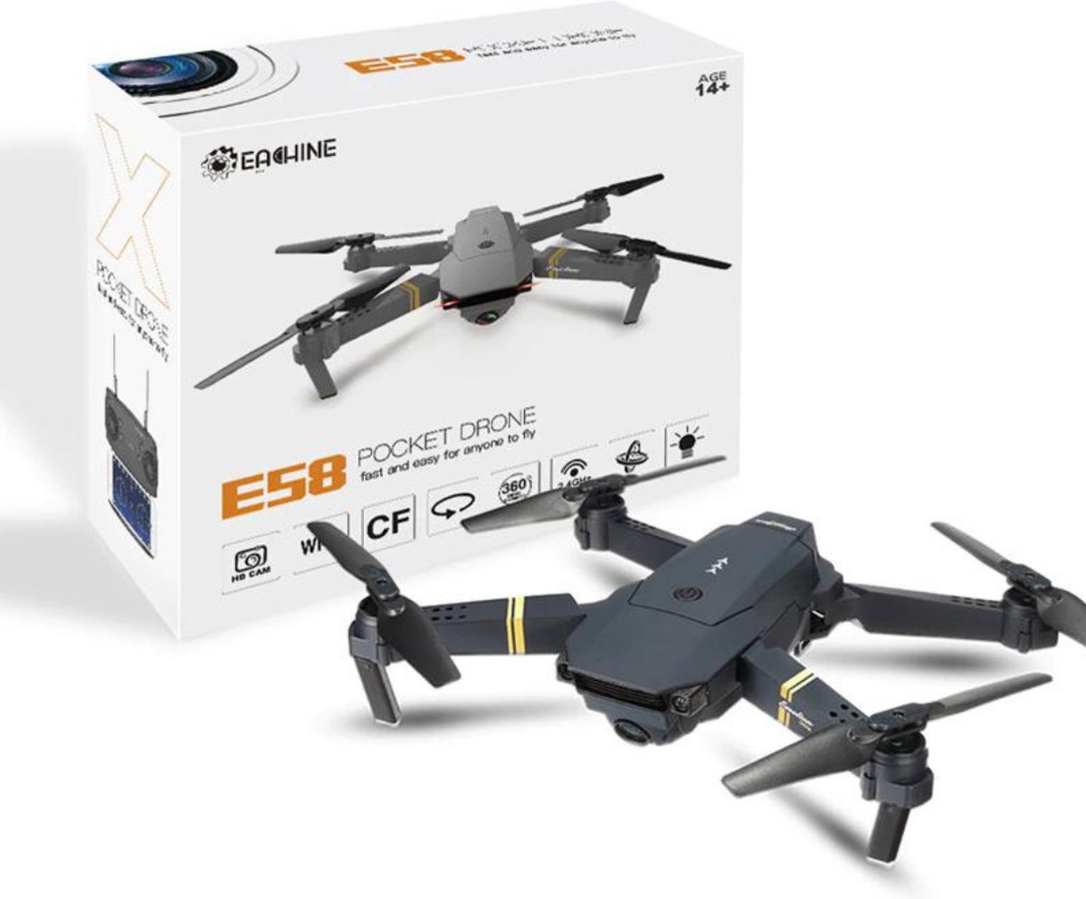 Vitafa Drone met camera - Voor beginners - Mini drone - Drone kinderen - Voor buiten - Met tas en batterij - Wifi koppelbaar