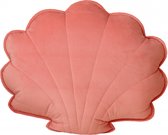 Moi Mili Velvet Schelp Kussen 60x53cm Candy Pink