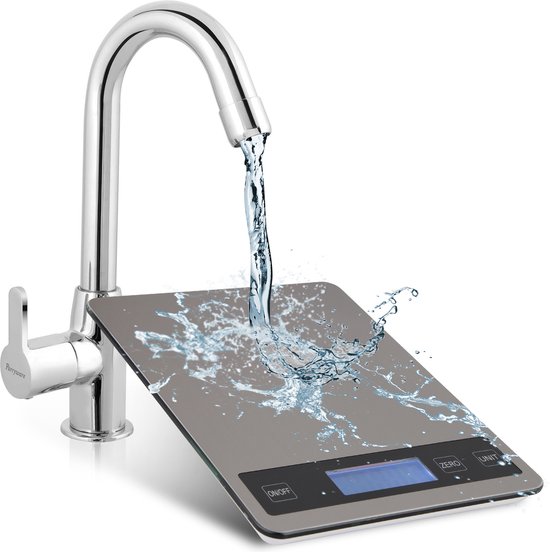 Moulinex Optiss BN5001 Kitchen Scale, Robust Tempered Glass, Liquid