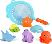 Visnetje badspeelgoed haai - badspeeltjes - water speelgoed - jongen - meisje - met zeedieren