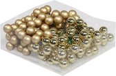 Oneiro's luxe kerstballen GOLD - SET VAN 144 - ø2 cm - kerstbal - luxe verpakking – kerstcollectie – kerstdecoratie – kerstboomhanger – kerstversiering