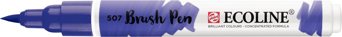 Ecoline - Brushpen - Ultramarijn Violet - 507Talens