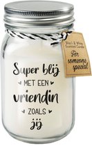 Black & White geurkaars - Vriendin