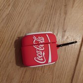 Airpod hoesje - alleen voor airpods pro - coca cola - case - siliconen