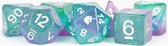 Dobbelsteen Dice - Polydice set Bright Unicorn Aurora dobbelstenen voor Dungeons & Dragons