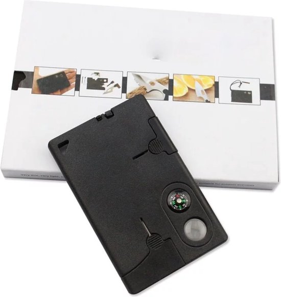 Carte De Survie Tactique PRT – Outdoor, Camping, SOS HELP (Neuf)