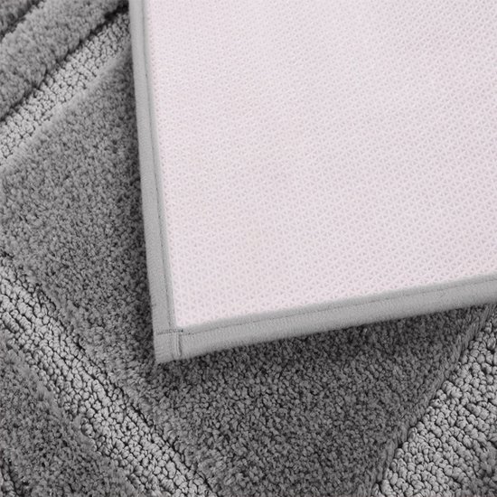 DEXI Badmat 50 x 80 cm, Antislip Zacht Badmatten Waterabsorberende, Machinewasbaar Badkamertapijt voor Douche, Bad en Toilet, Beige