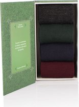 Fijne Merino Wol Sokken, Gift box of 4, 43-46