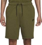 Nike Sportswear Tech Fleece Short Sportbroek - Maat L  - Mannen - olijfgroen