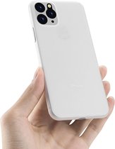 Mobiq - Ultra Dun iPhone 11 Pro hoesje - frosted clear