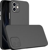 Mobiq - 0.3mm Ultra Dun Hoesje iPhone 12 Mini - Zwart