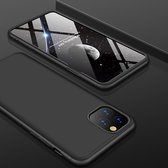 Mobiq - 360 Graden Hoesje iPhone 11 Pro - zwart